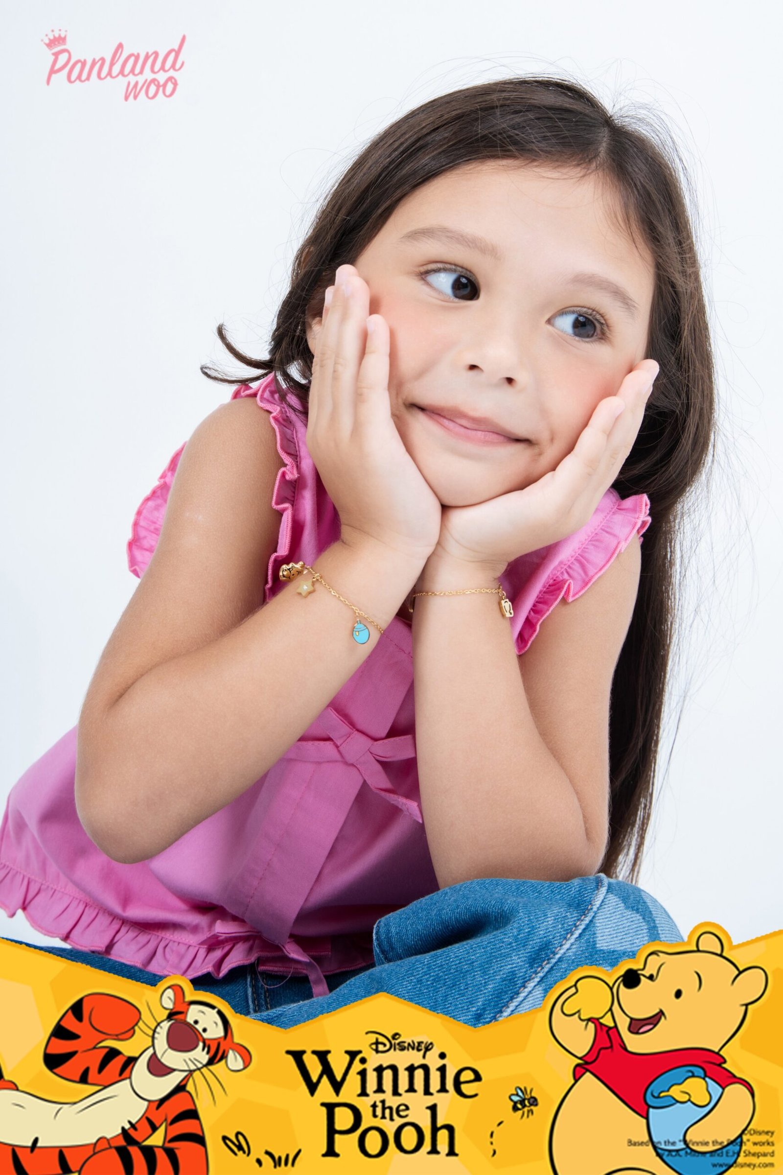 Panlandwoo Kids - Winnie The Pooh Collection - Gelang Tangan Titanium Anak Icarus Adjustable - Gambar 3
