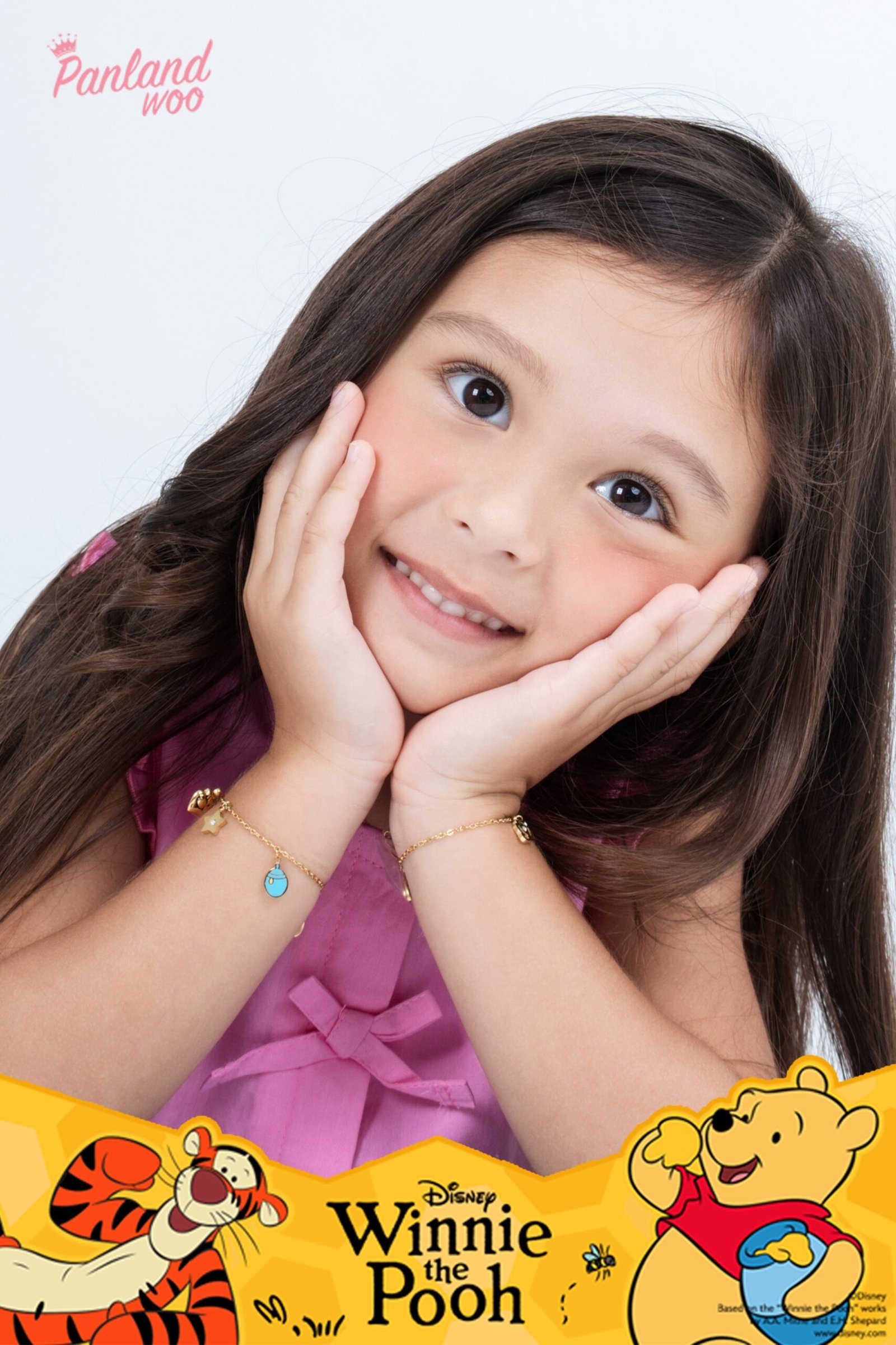 Panlandwoo Kids - Winnie The Pooh Collection - Gelang Tangan Titanium Anak Theron Adjustable - Gambar 4