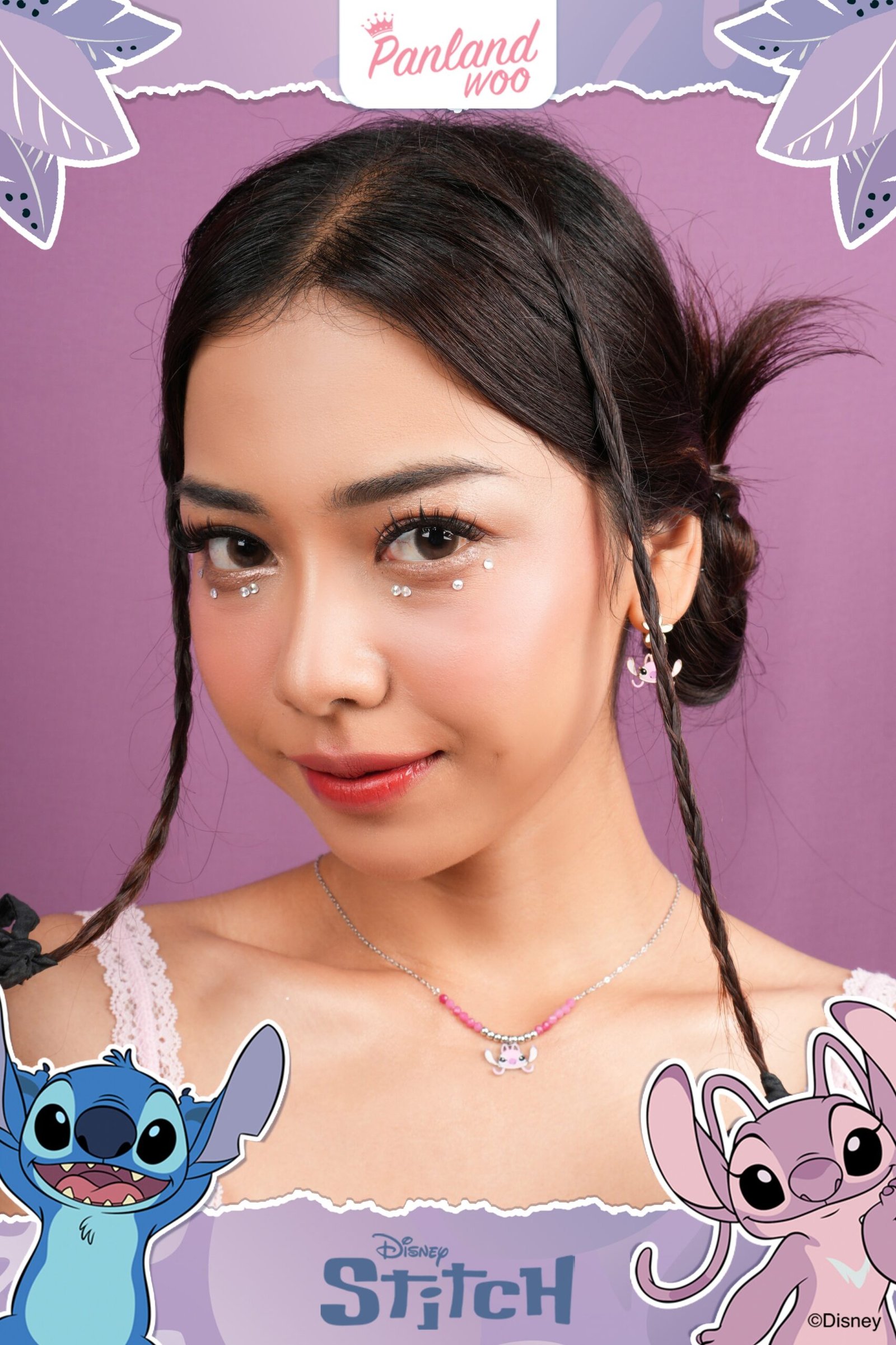Panlandwoo - Stitch Collection - Kalung Titanium Wanita Fonda Adjustable - Gambar 7