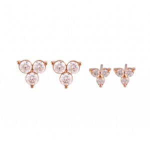Panlandwoo - Anting Set Titanium Wanita Lewis - Gambar 7
