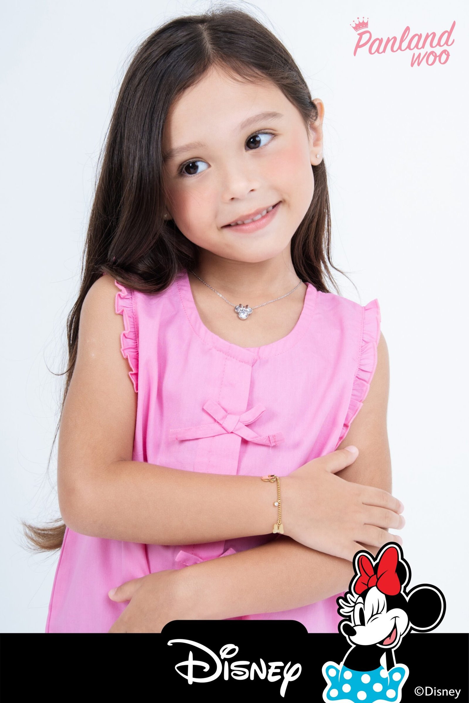 Panlandwoo Kids - Mickey & Minnie Mouse Collection - Kalung Titanium Anak Lylo Adjustable - Gambar 7