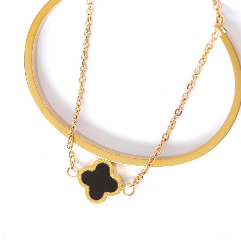 Panlandwoo - Gelang Bangle Titanium Wanita Mercedes Adjustable - Gambar 3