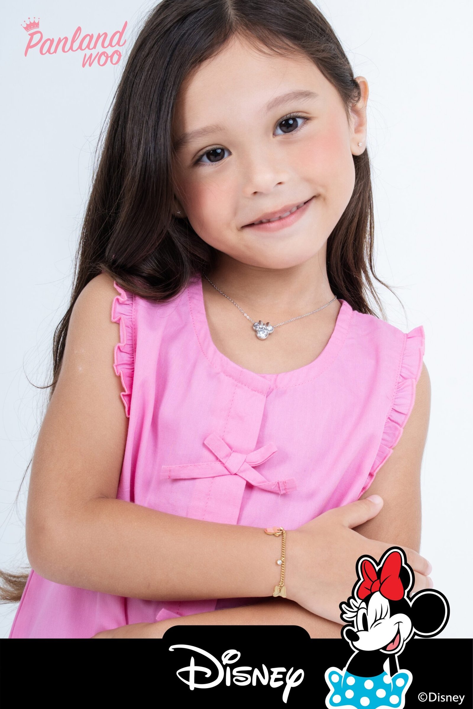 Panlandwoo Kids - Mickey & Minnie Mouse Collection - Kalung Titanium Anak Lylo Adjustable - Gambar 6