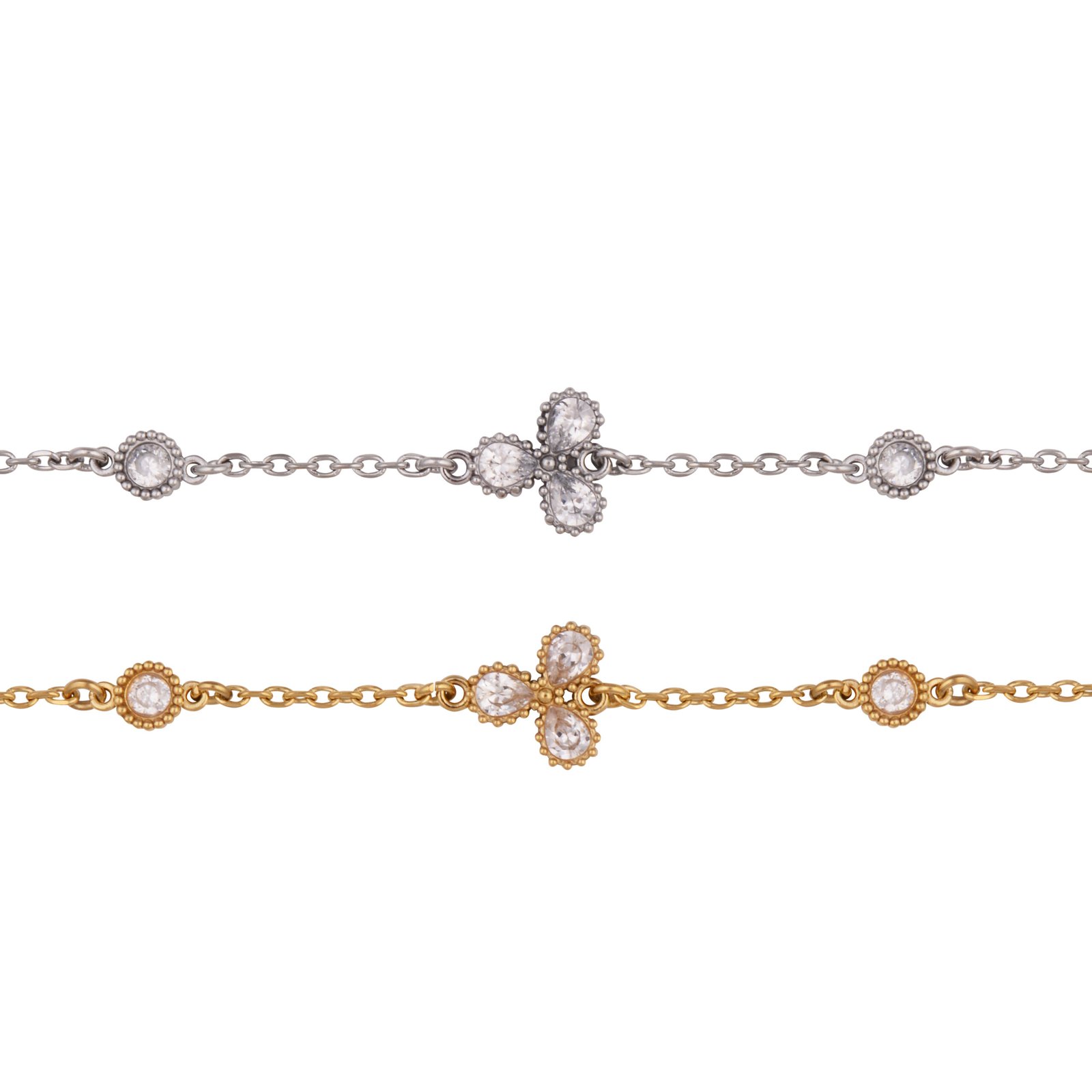 Panlandwoo - Gelang Tangan Stainless Wanita Brigid Adjustable - Gambar 2