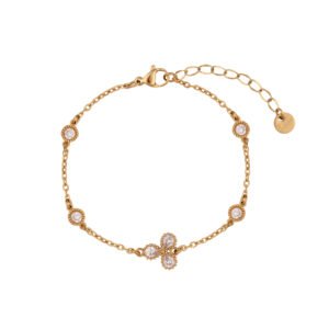 Panlandwoo - Gelang Tangan Stainless Wanita Brigid Adjustable