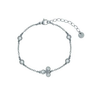 Panlandwoo - Gelang Tangan Stainless Wanita Brigid Adjustable - Gambar 4