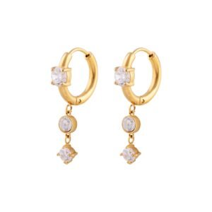 Panlandwoo - Anting Hoop Titanium Wanita Costa