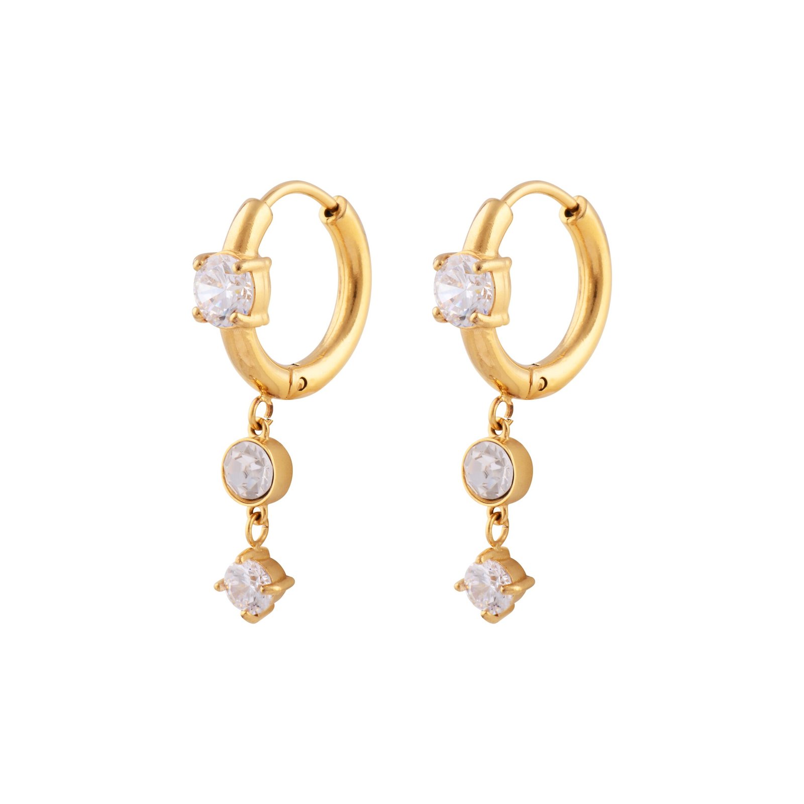 Panlandwoo - Anting Hoop Titanium Wanita Costa
