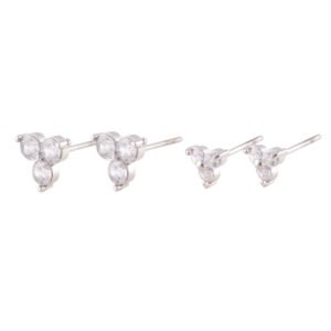 Panlandwoo - Anting Set Titanium Wanita Lewis - Gambar 4