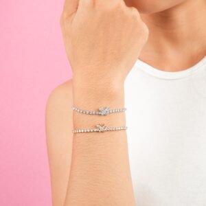 Panlandwoo - Gelang Tangan Stainless Wanita Lyra Adjustable - Gambar 6