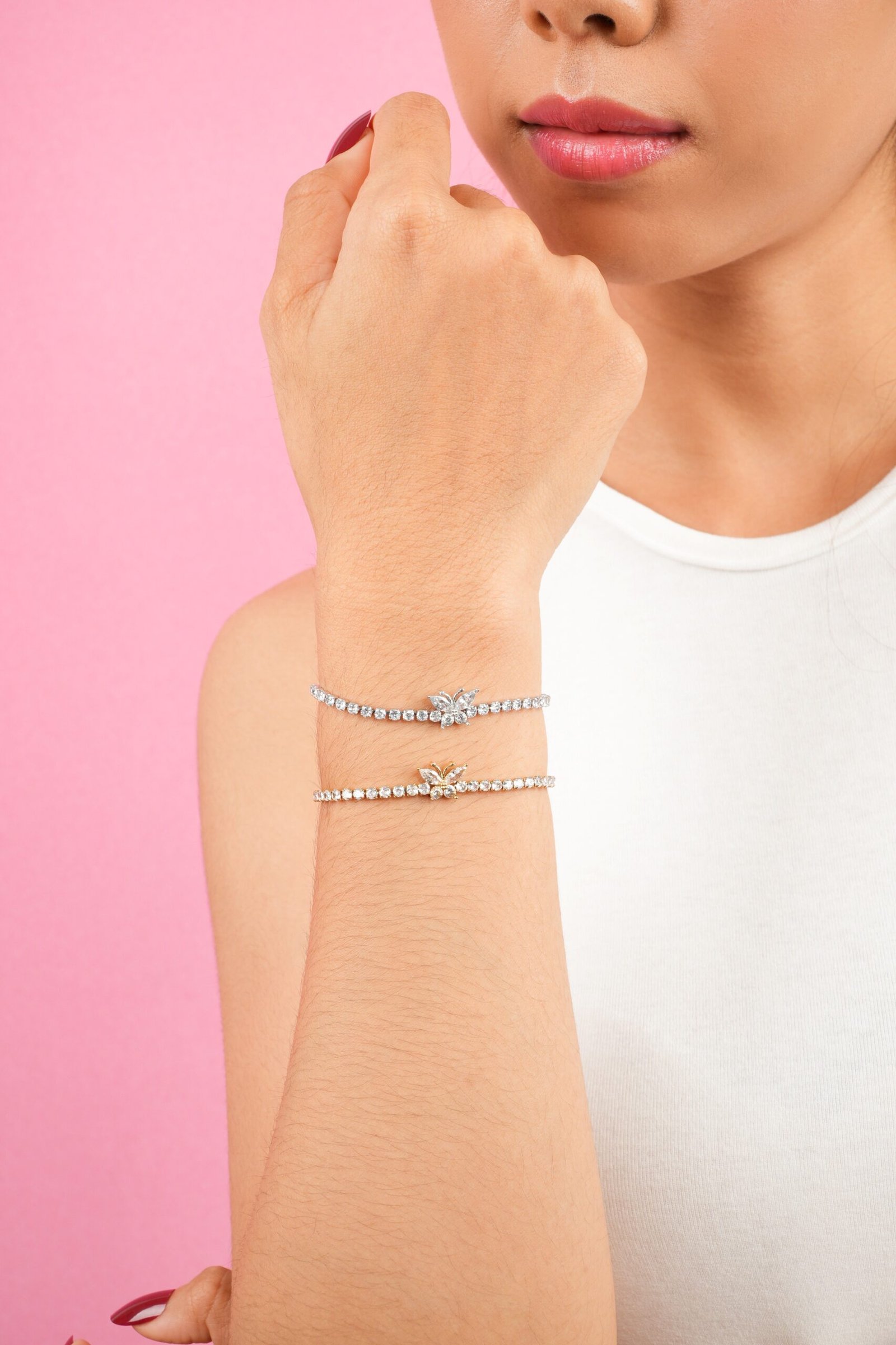 Panlandwoo - Gelang Tangan Stainless Wanita Lyra Adjustable - Gambar 6