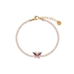 Panlandwoo - Gelang Tangan Stainless Wanita Lyra Adjustable - Gambar 7