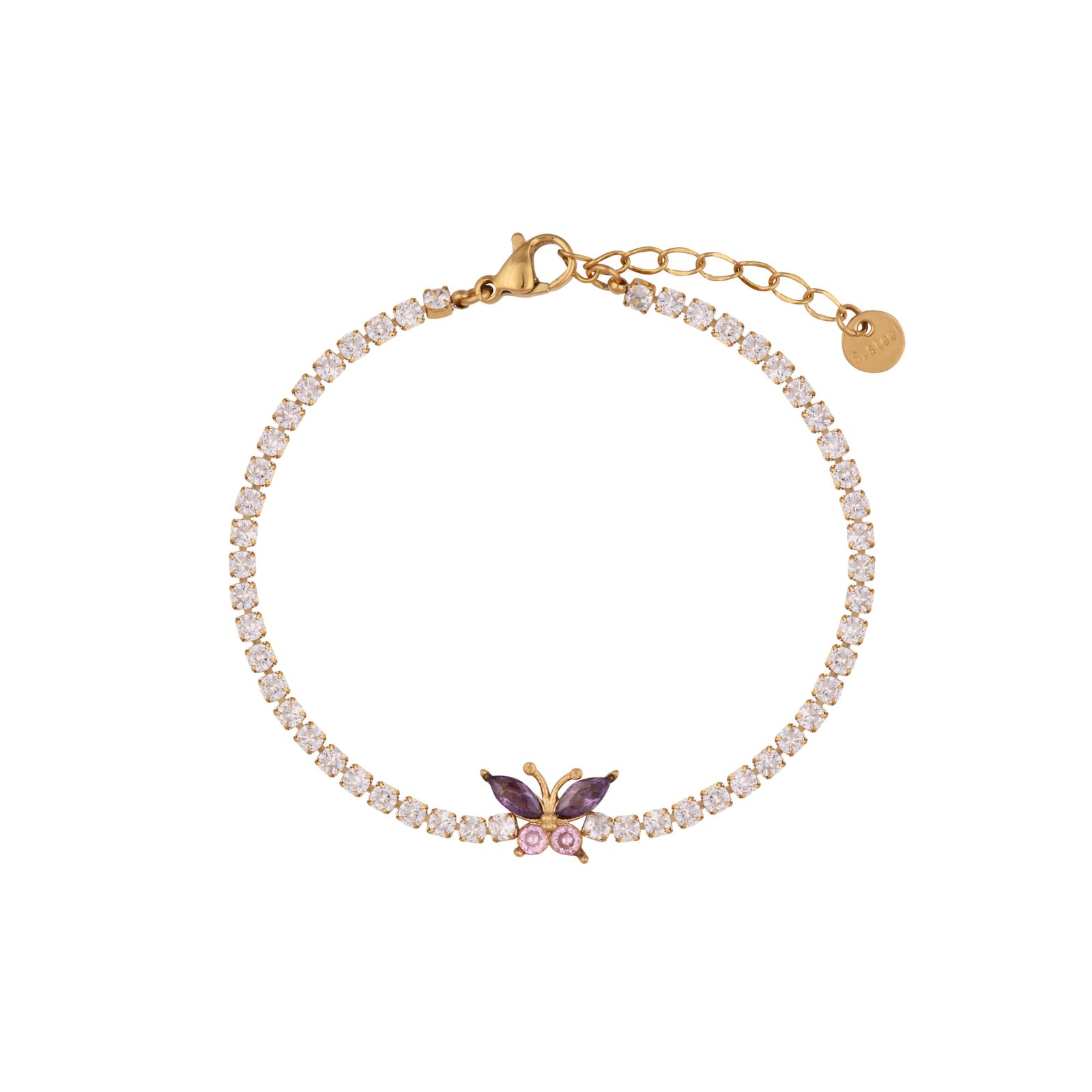Panlandwoo - Gelang Tangan Stainless Wanita Lyra Adjustable - Gambar 7