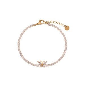 Panlandwoo - Gelang Tangan Stainless Wanita Lyra Adjustable
