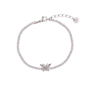 Panlandwoo - Gelang Tangan Stainless Wanita Lyra Adjustable - Gambar 5