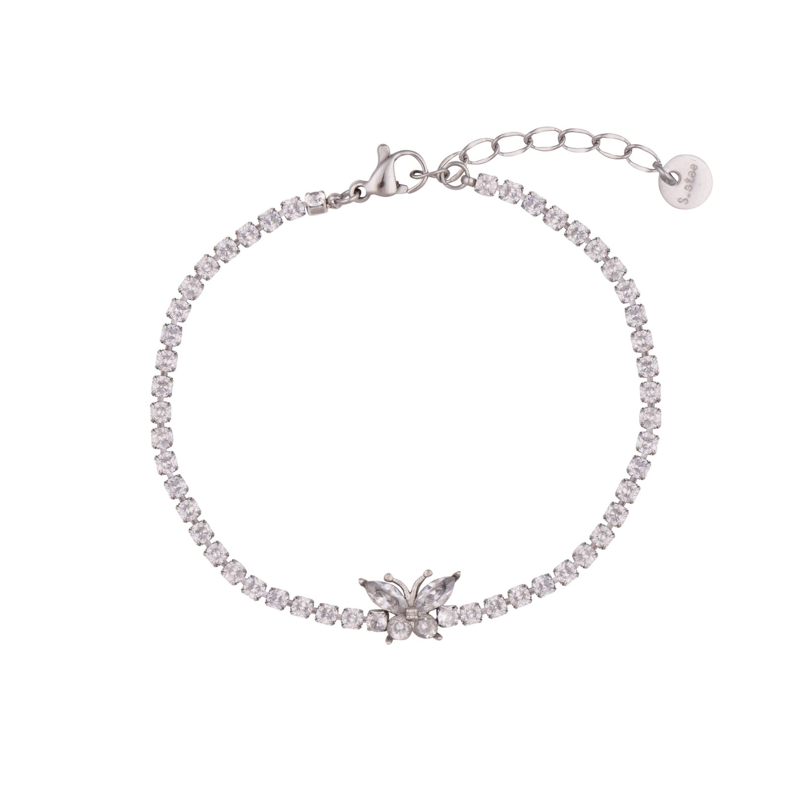 Panlandwoo - Gelang Tangan Stainless Wanita Lyra Adjustable - Gambar 5