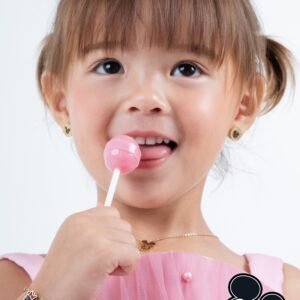 Panlandwoo Kids - Mickey & Minnie Mouse Collection - Gelang Tangan Titanium Anak Cookie Adjustable - Gambar 7