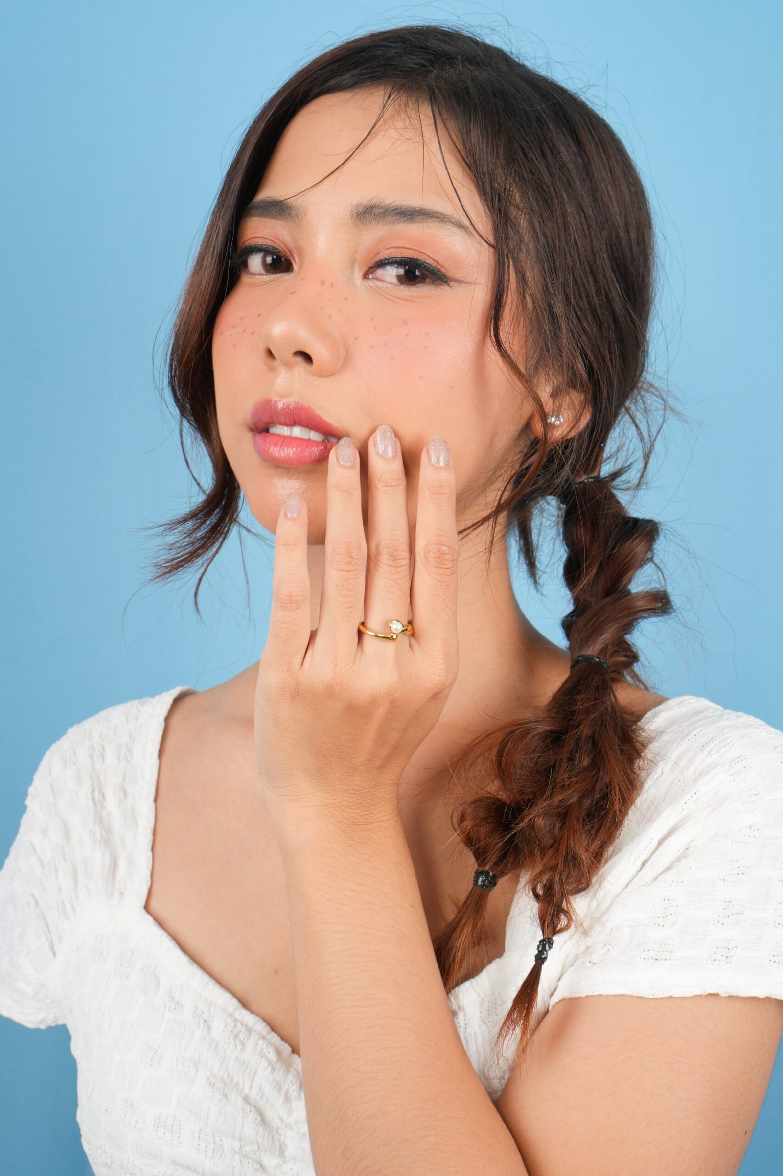 Panlandwoo - Cincin Titanium Wanita Lucci Adjustable - Gambar 4