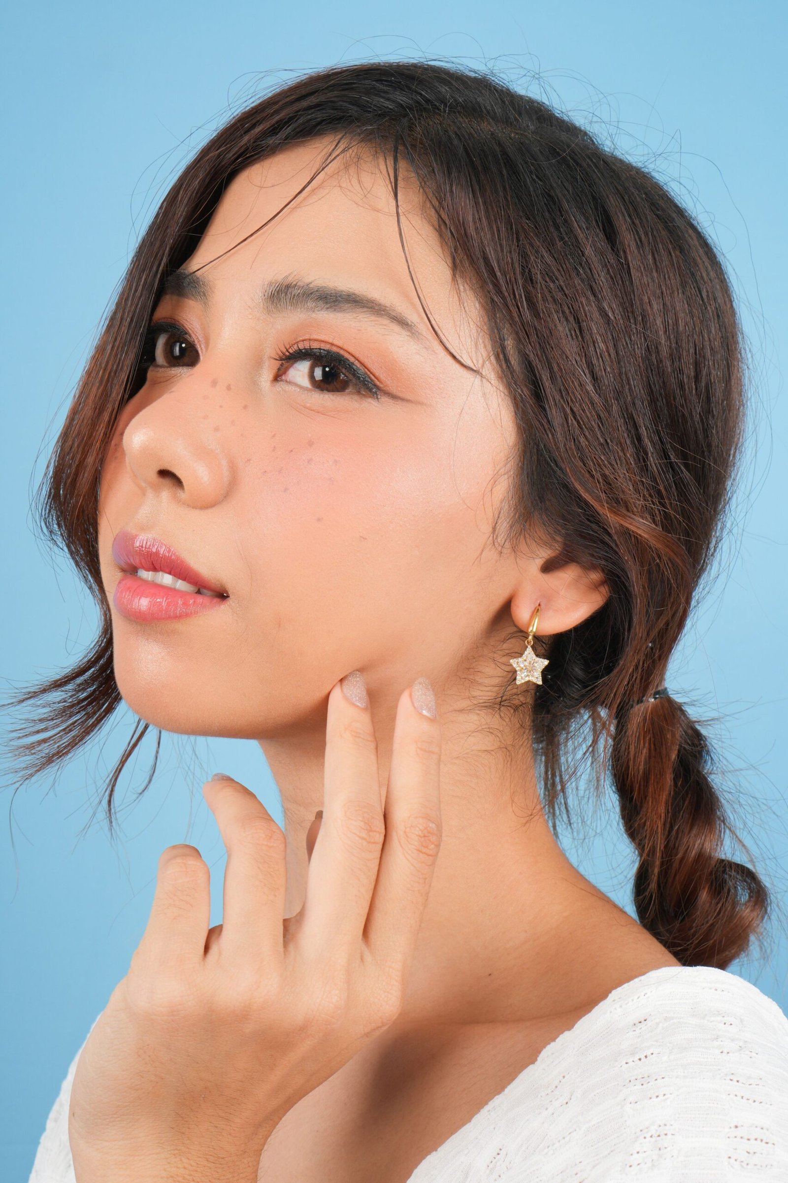 Panlandwoo - Anting Tusuk Titanium Wanita Savina - Gambar 2