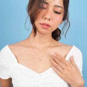 Panlandwoo - Kalung Stainless Wanita Verdi Adjustable - Gambar 5