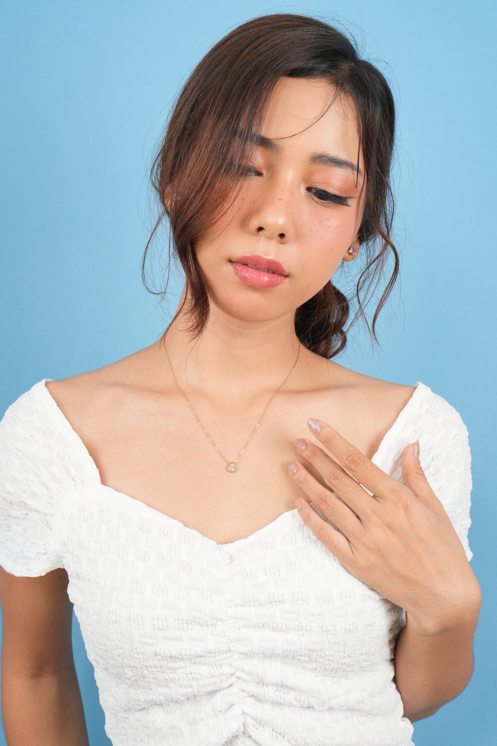 Panlandwoo - Kalung Stainless Wanita Verdi Adjustable - Gambar 5