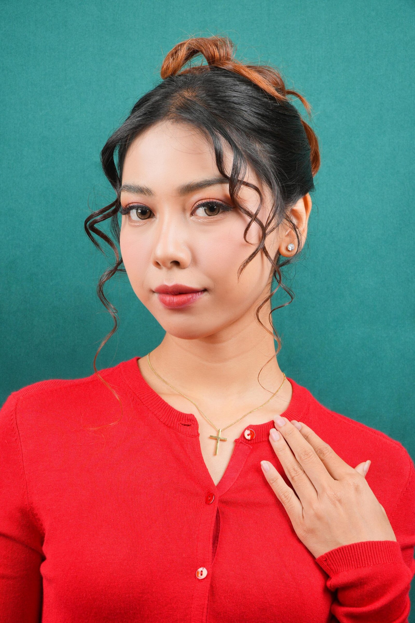 Panlandwoo - Kalung Titanium Wanita Aleph Adjustable - Gambar 7