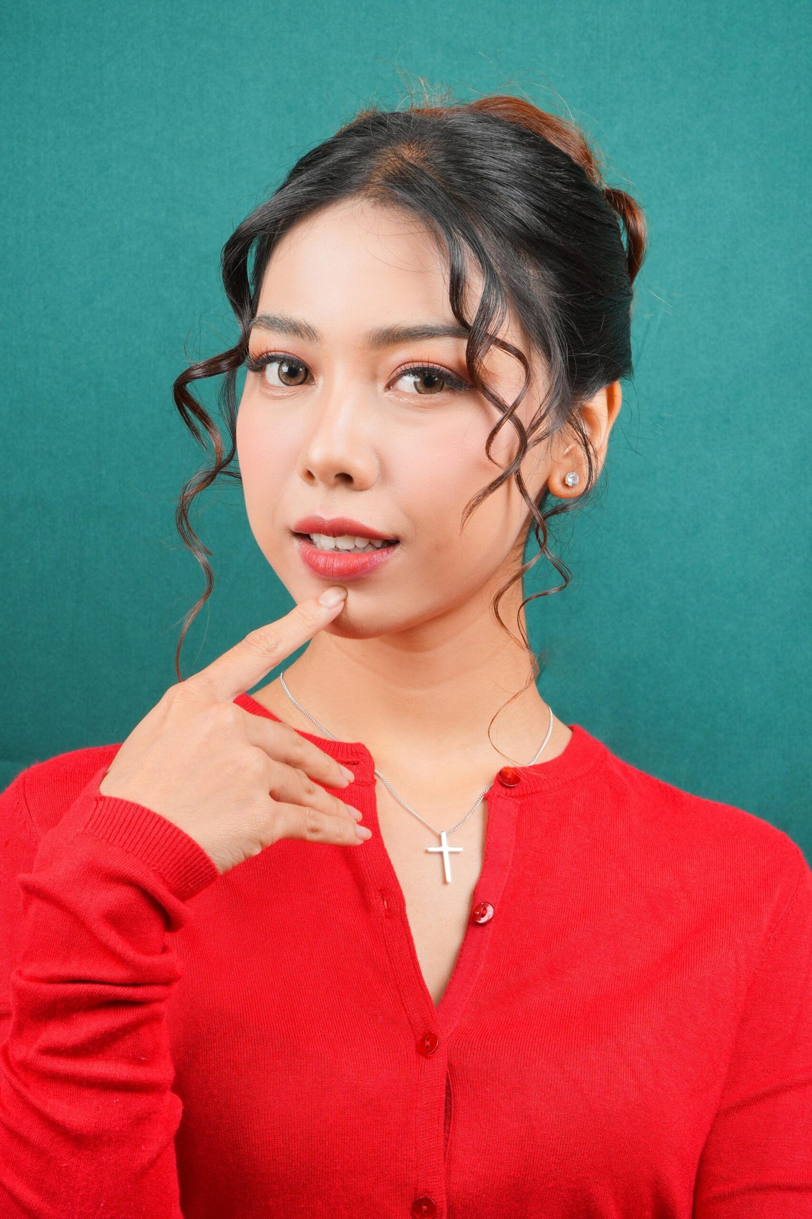 Panlandwoo - Kalung Titanium Wanita Aleph Adjustable - Gambar 5