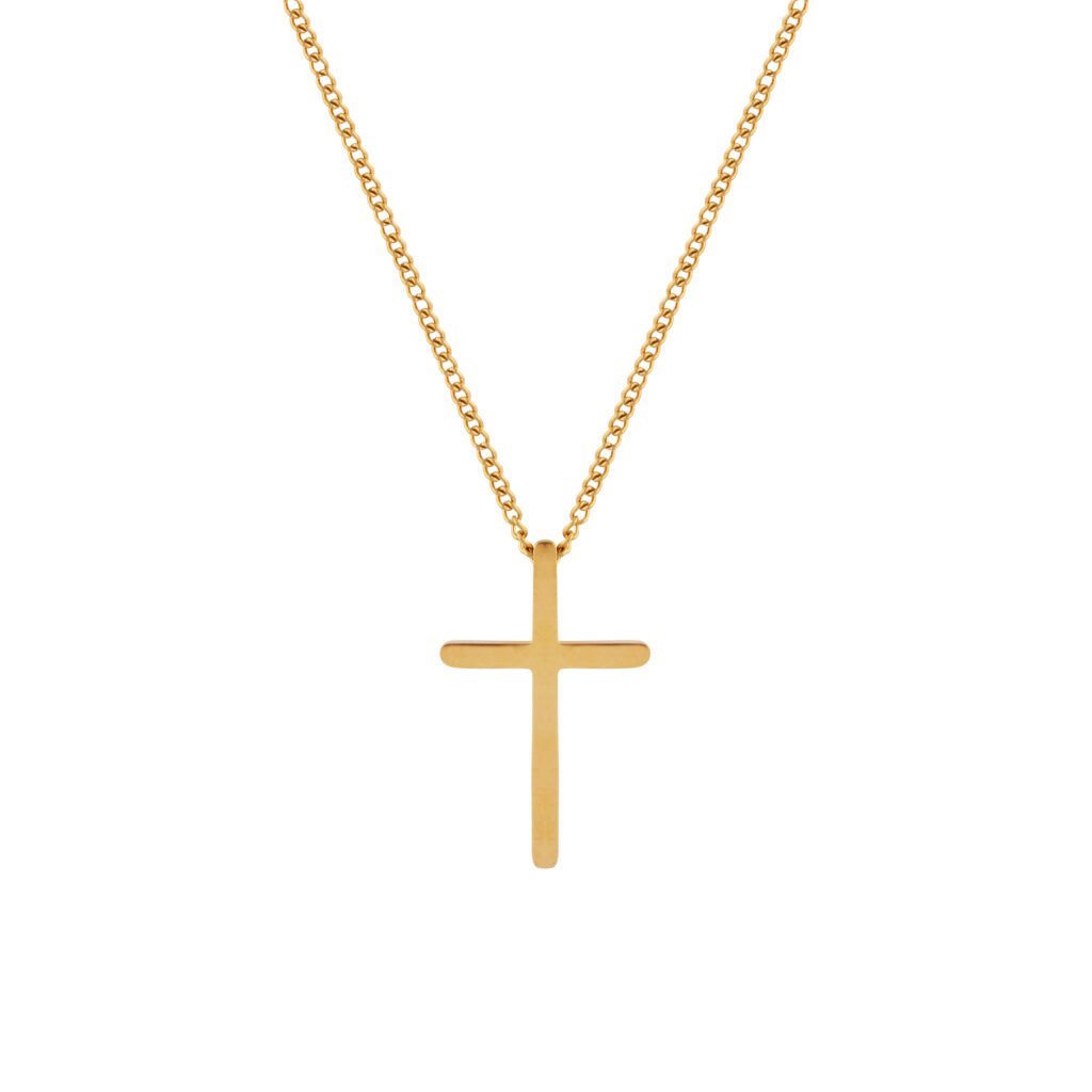 Kalung Aleph Gold dengan liontin salib