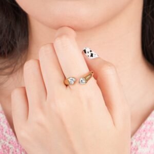 Alternative view of Panlandwoo - Cincin Titanium Wanita Cambree Adjustable