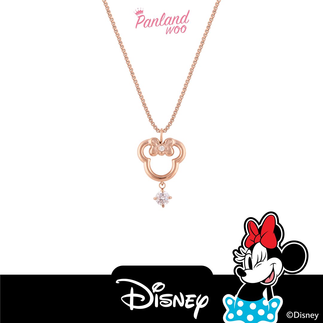 Panlandwoo - Mickey & Minnie Mouse Collection - Kalung Titanium Wanita Somerset Adjustable - Gambar 7