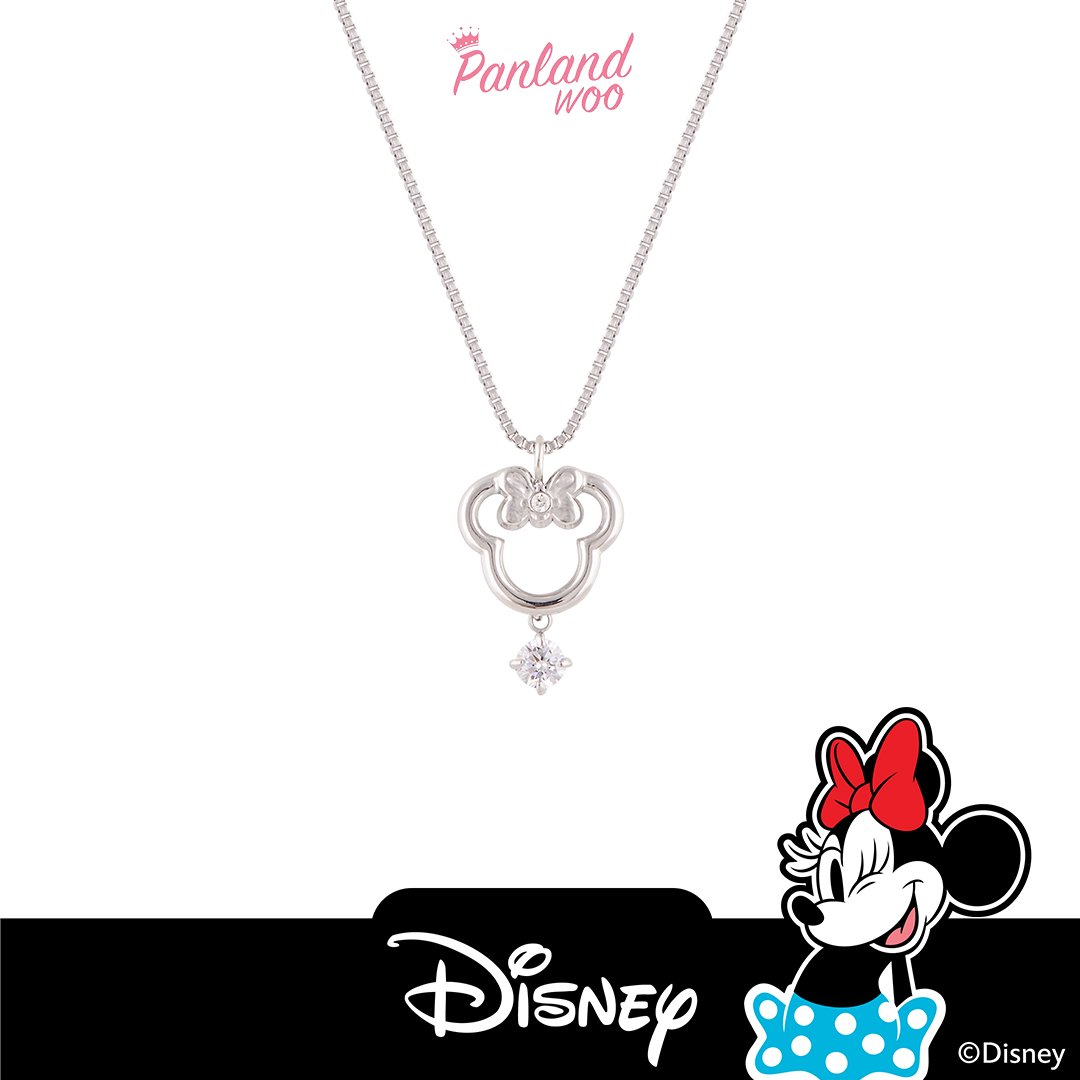 Panlandwoo - Mickey & Minnie Mouse Collection - Kalung Titanium Wanita Somerset Adjustable - Gambar 5