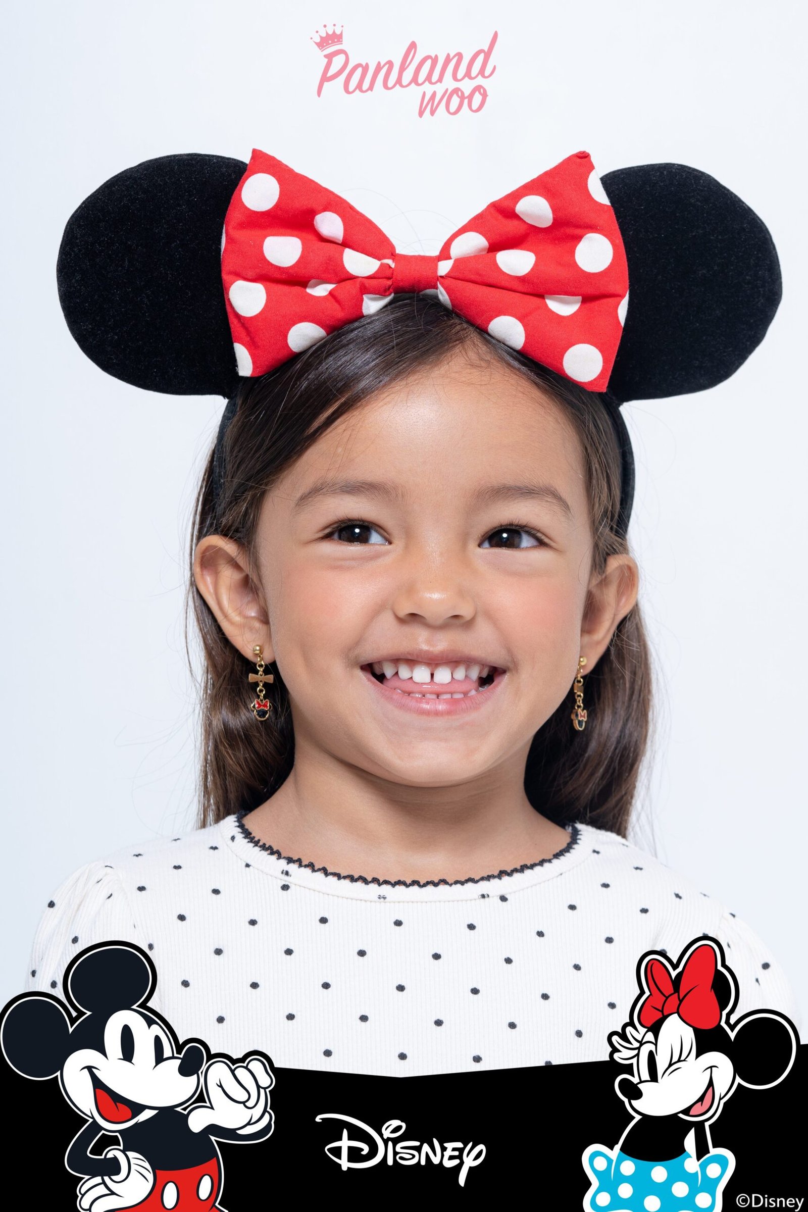 Panlandwoo Kids - Mickey & Minnie Mouse Collection - Anting Titanium Anak Henrietta - Gambar 7