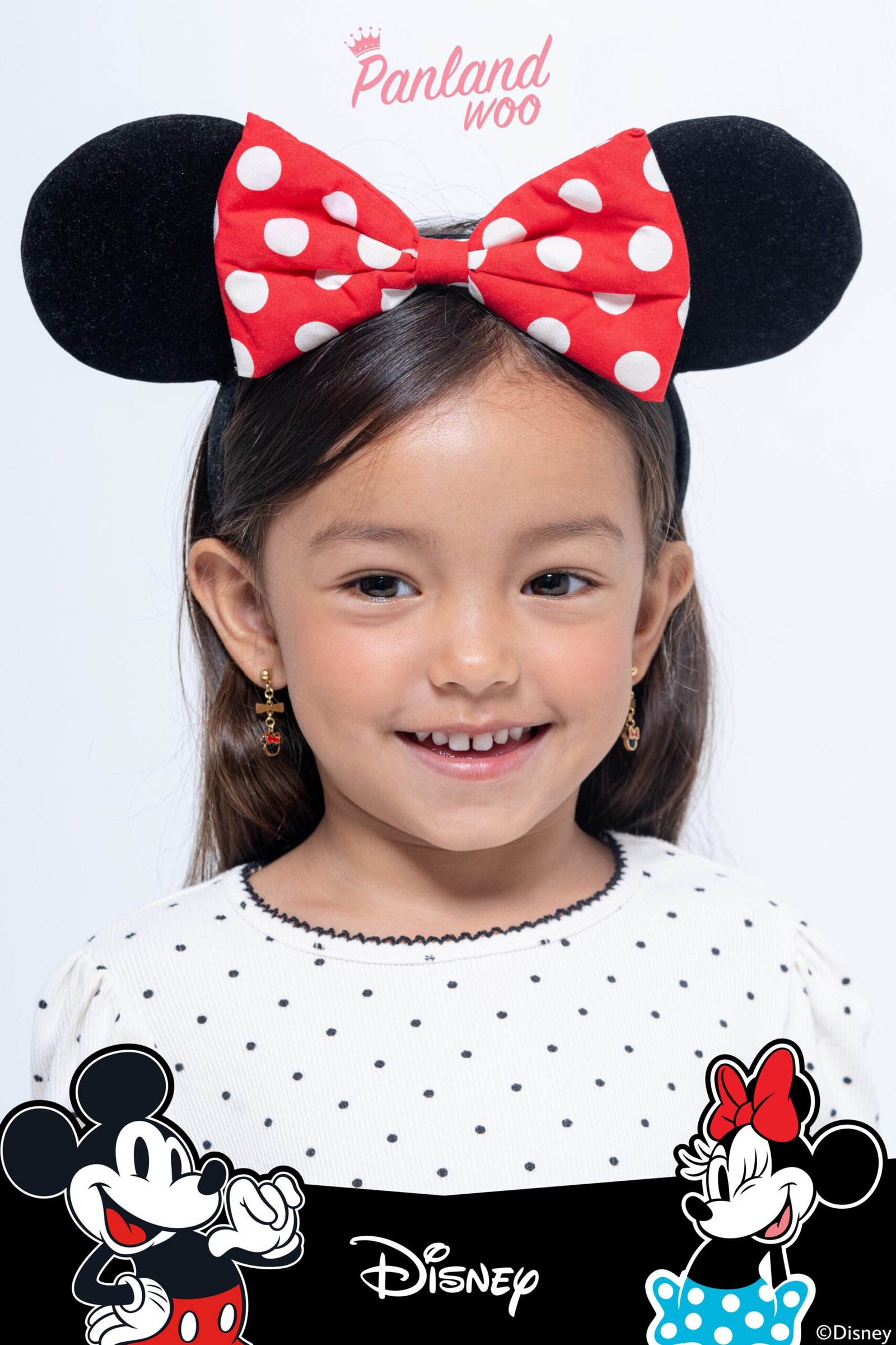 Panlandwoo Kids - Mickey & Minnie Mouse Collection - Anting Titanium Anak Henrietta - Gambar 5
