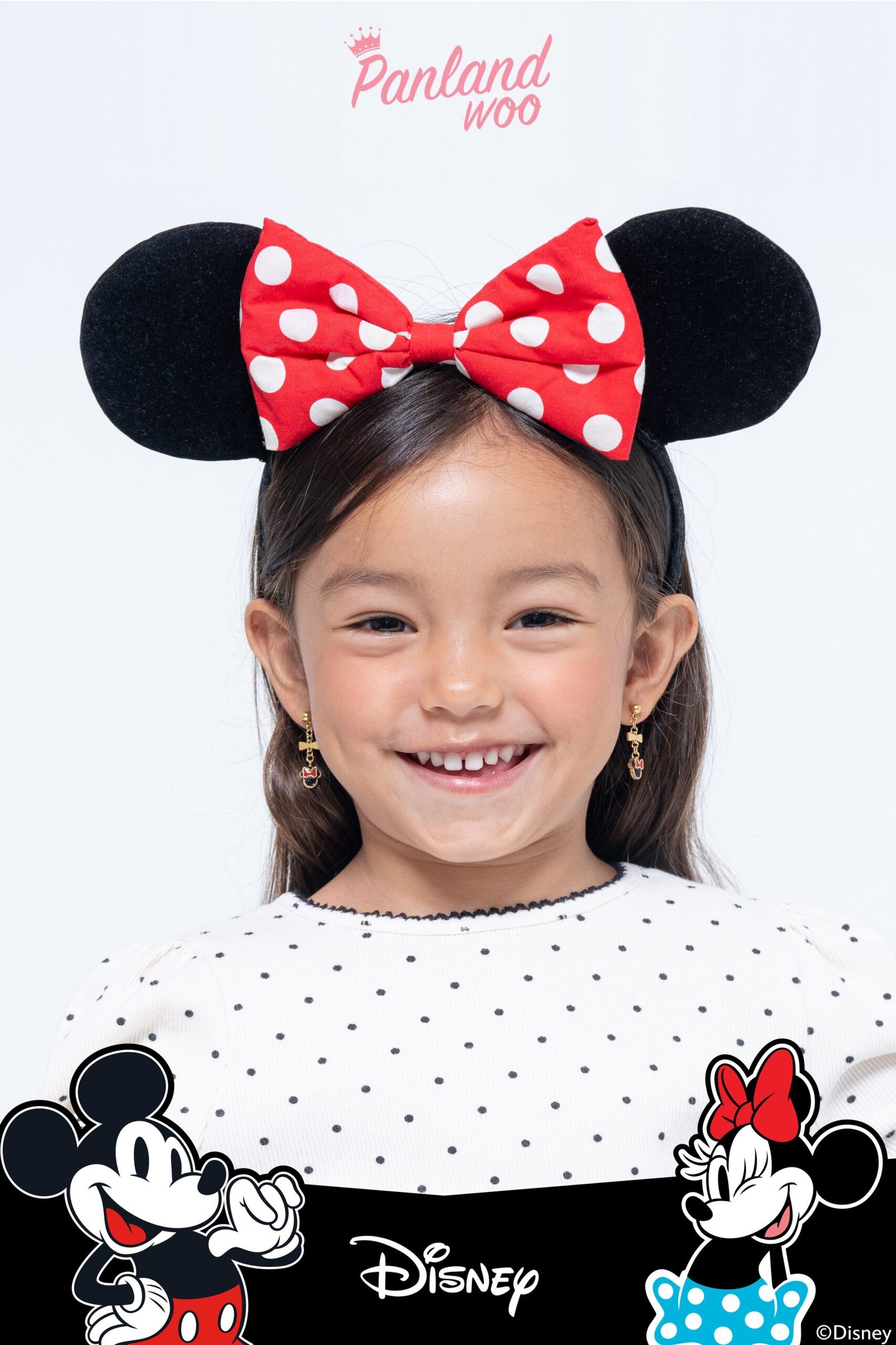 Panlandwoo Kids - Mickey & Minnie Mouse Collection - Anting Titanium Anak Henrietta - Gambar 2