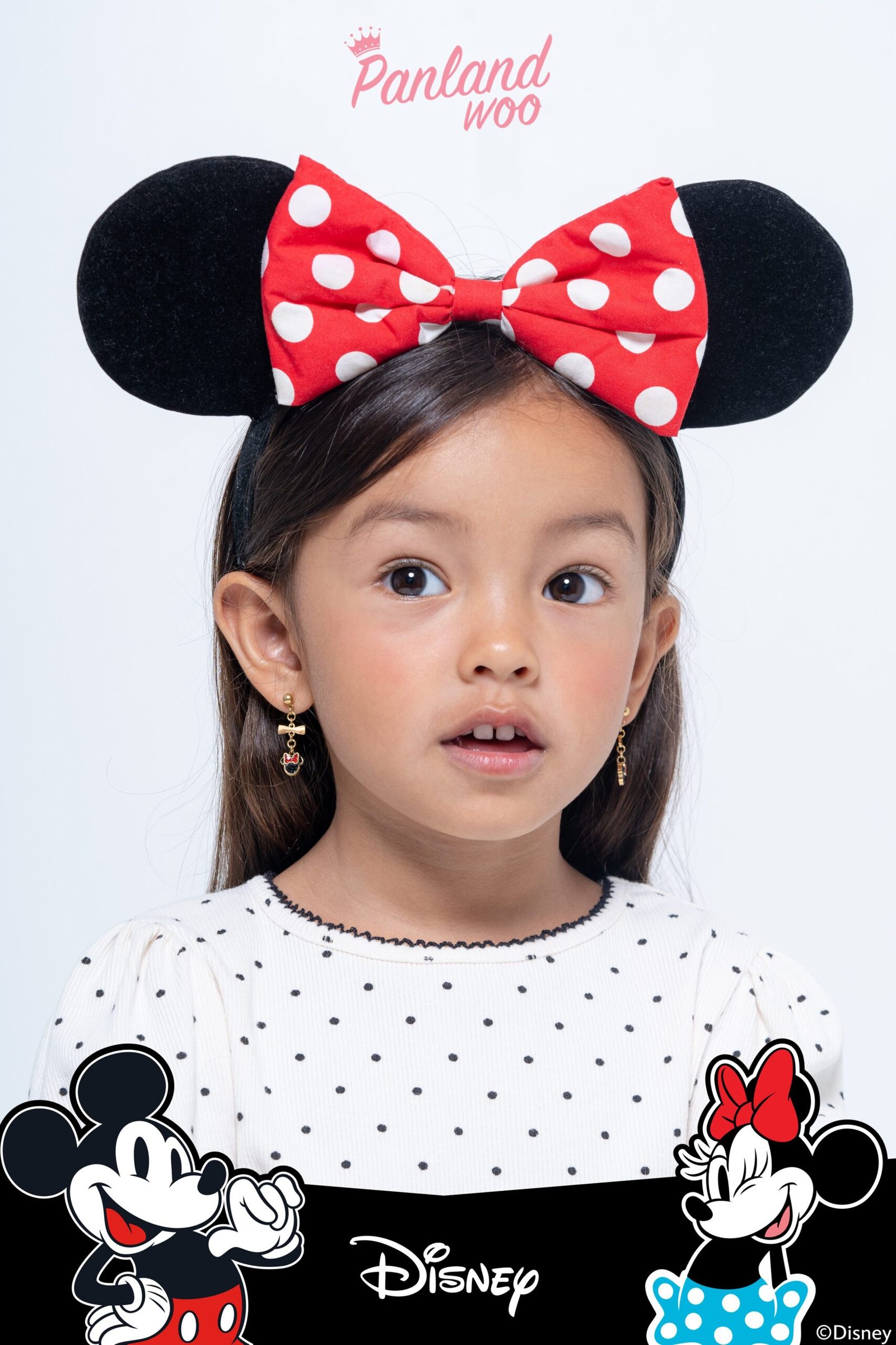Panlandwoo Kids - Mickey & Minnie Mouse Collection - Anting Titanium Anak Henrietta - Gambar 8