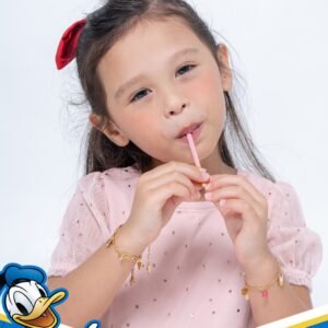 Panlandwoo Kids - Donald Duck & Friends Collection - Gelang Tangan Titanium Anak Porsha Adjustable - Gambar 4