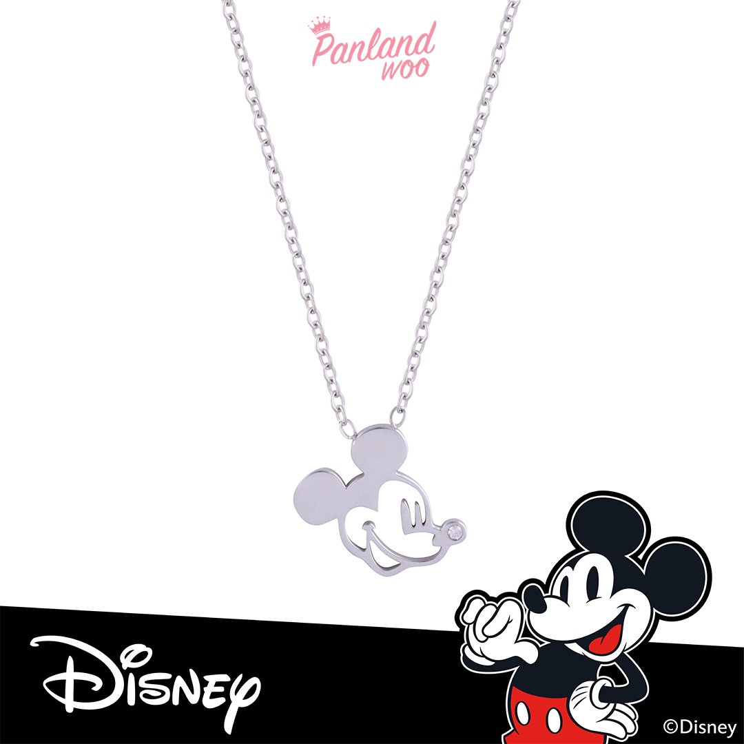 Panlandwoo Kids - Mickey & Minnie Mouse Collection - Kalung Titanium Anak Aadin Adjustable - Gambar 4