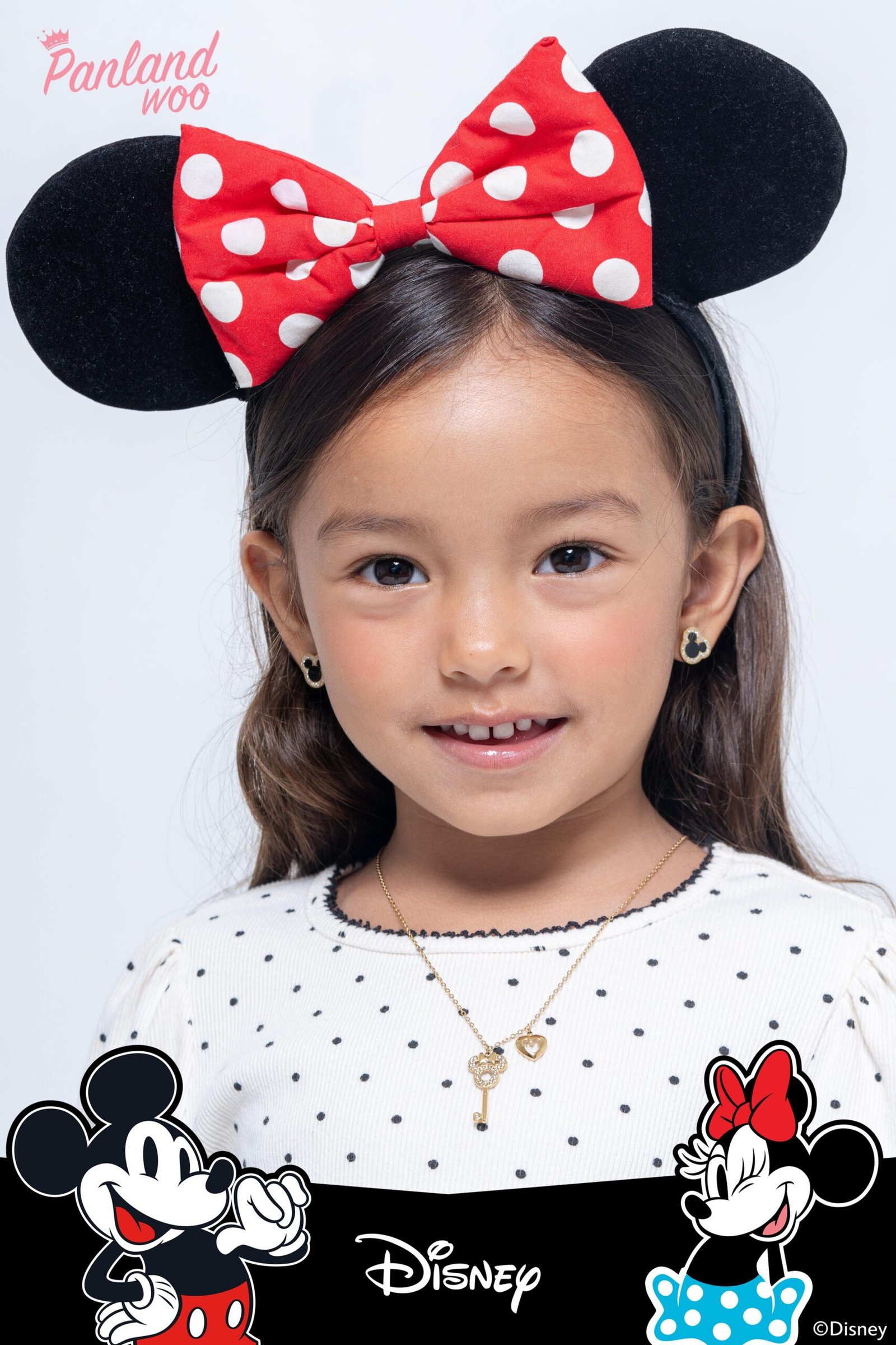 Panlandwoo Kids - Mickey & Minnie Mouse Collection - Kalung Titanium Anak Honeydew Adjustable - Gambar 8