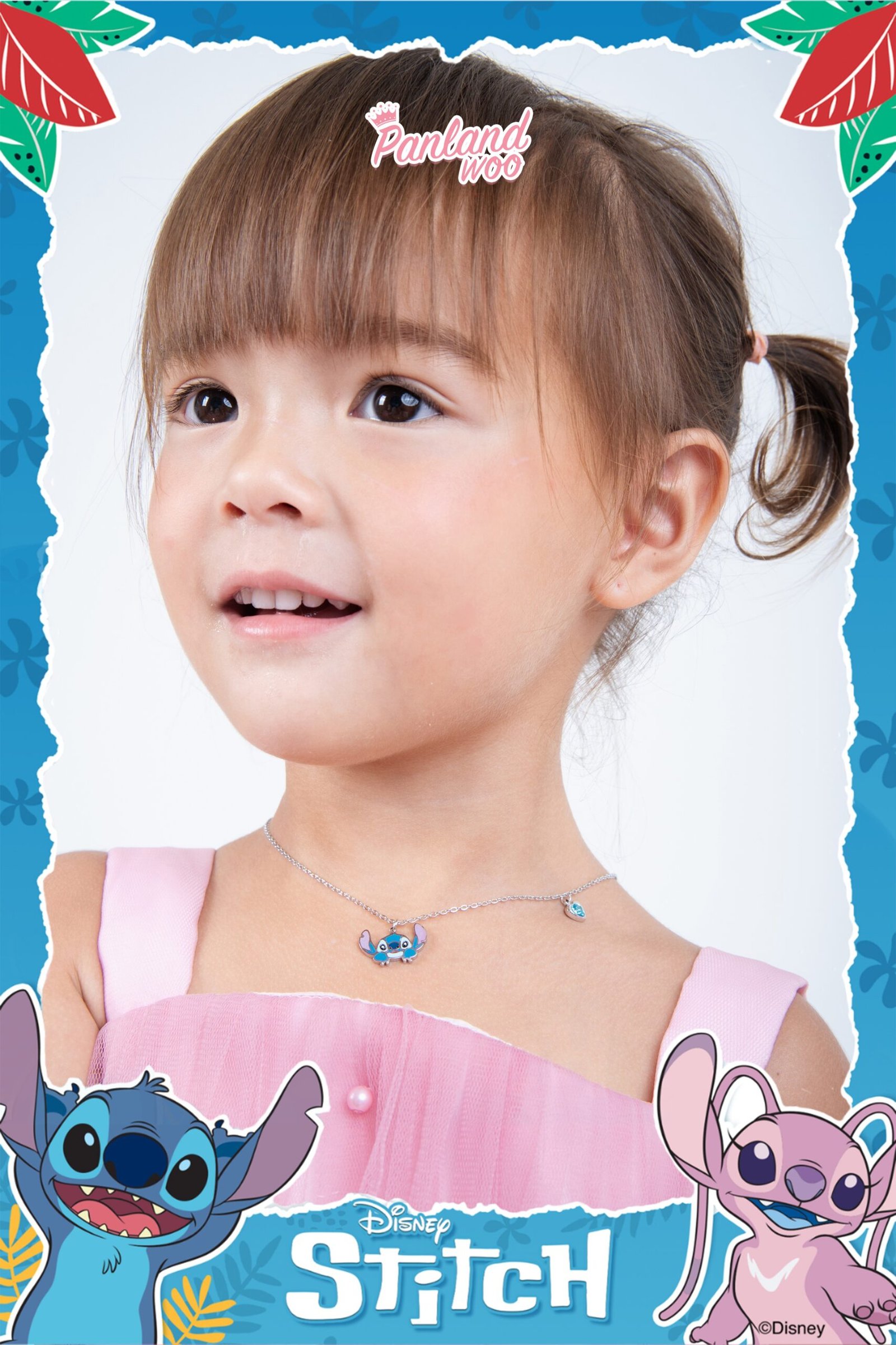 Panlandwoo Kids - Stitch Collection - Kalung Titanium Anak Generosa Adjustable - Gambar 4
