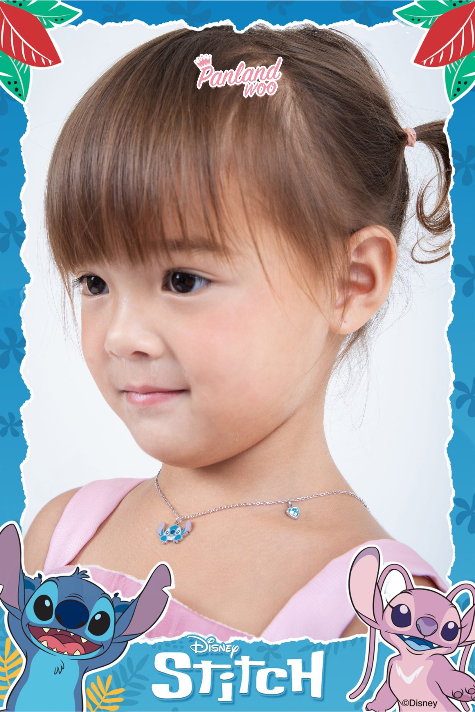 Panlandwoo Kids - Stitch Collection - Kalung Titanium Anak Generosa Adjustable - Gambar 3
