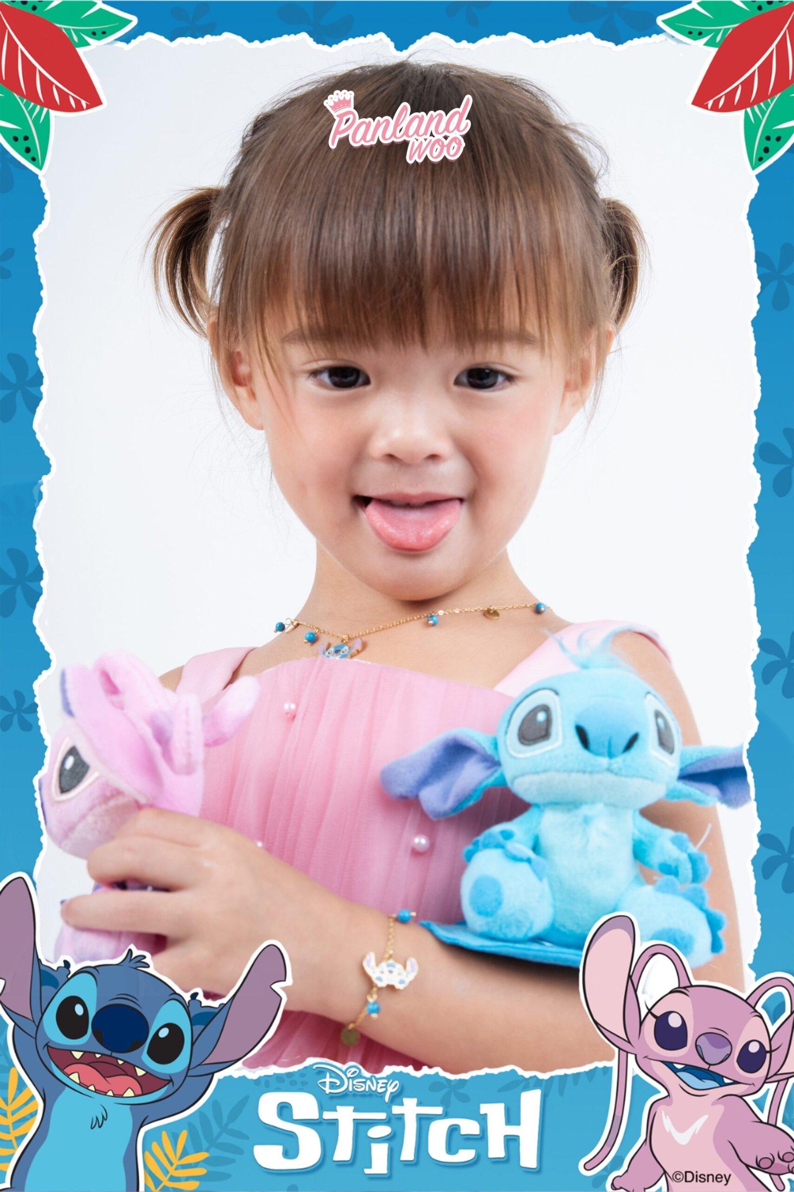 Panlandwoo Kids - Stitch Collection - Kalung Titanium Anak Lenora Adjustable - Gambar 7