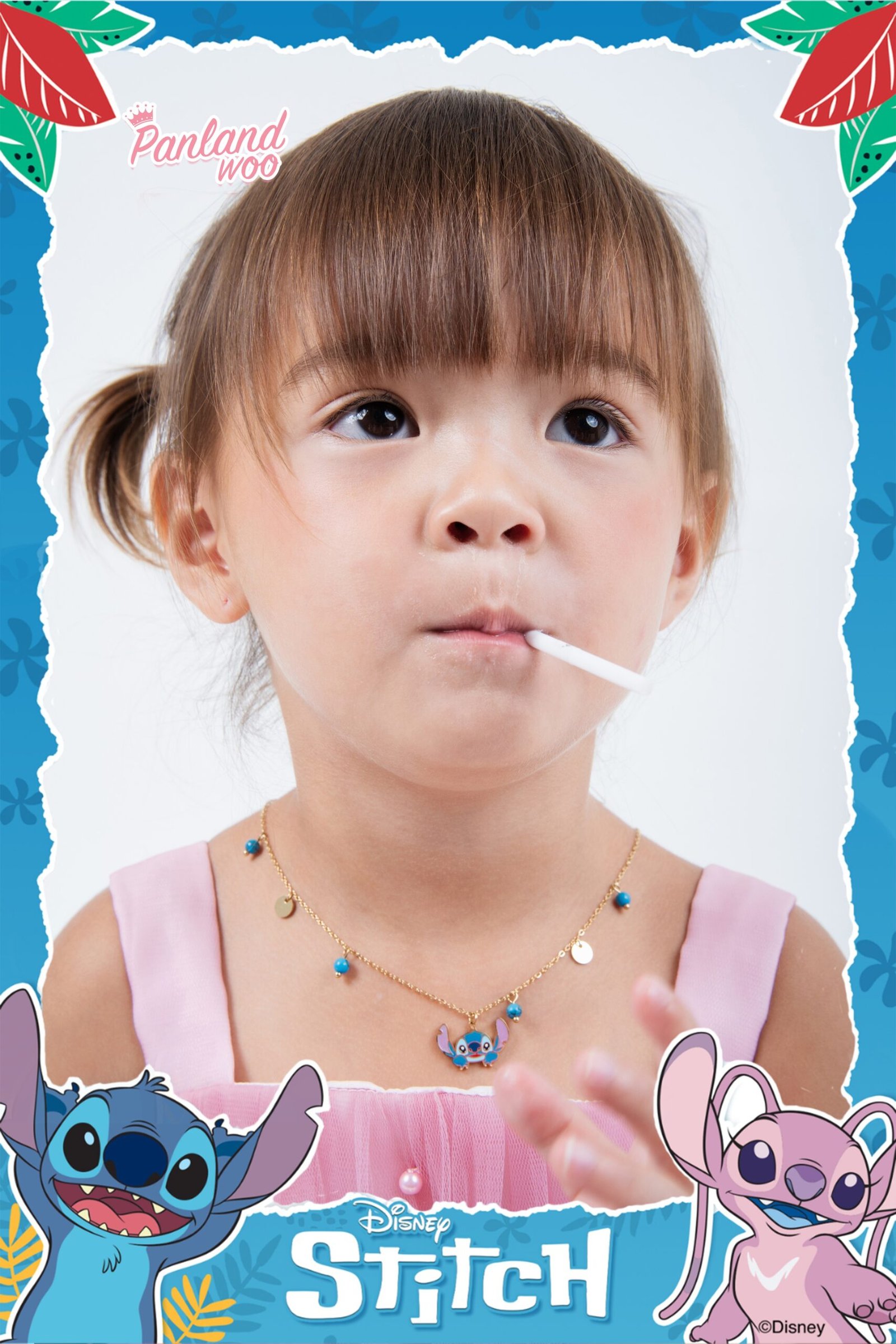 Panlandwoo Kids - Stitch Collection - Kalung Titanium Anak Lenora Adjustable - Gambar 9