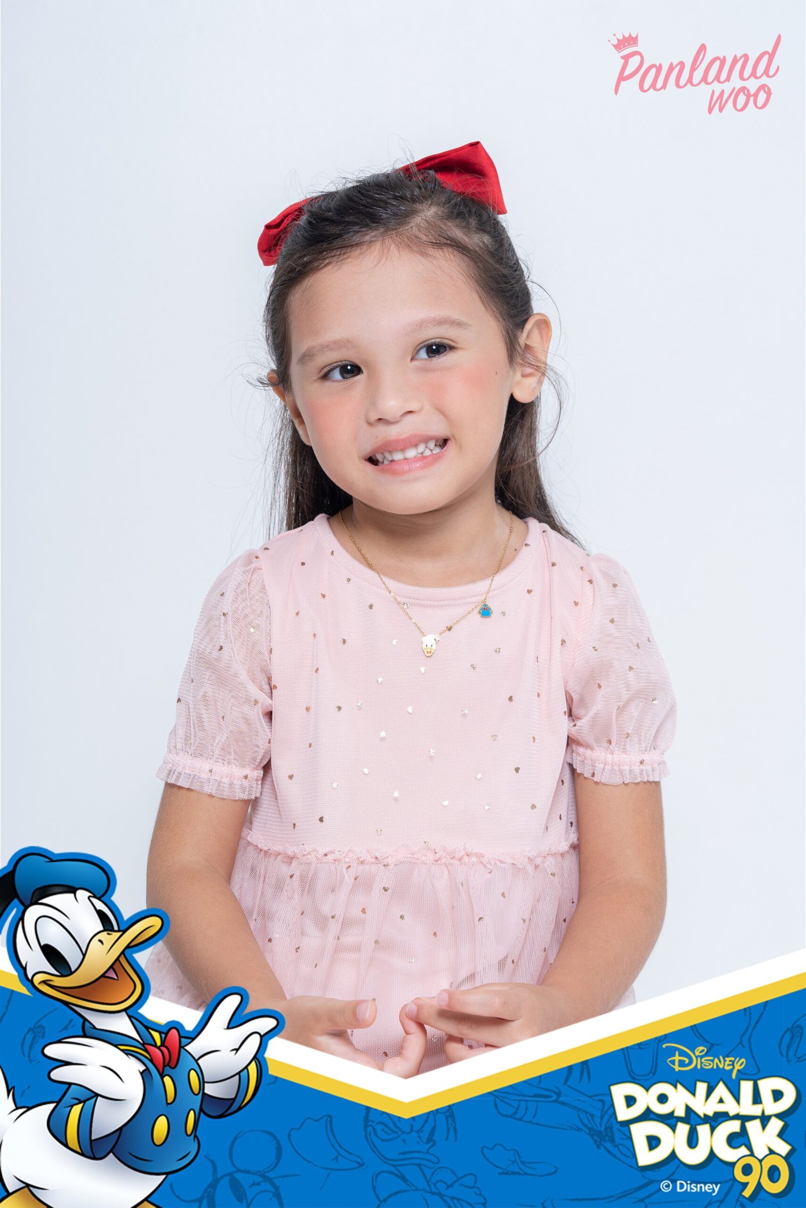 Panlandwoo Kids - Donald Duck & Friends Collection - Kalung Titanium Anak Clinton Adjustable - Gambar 2