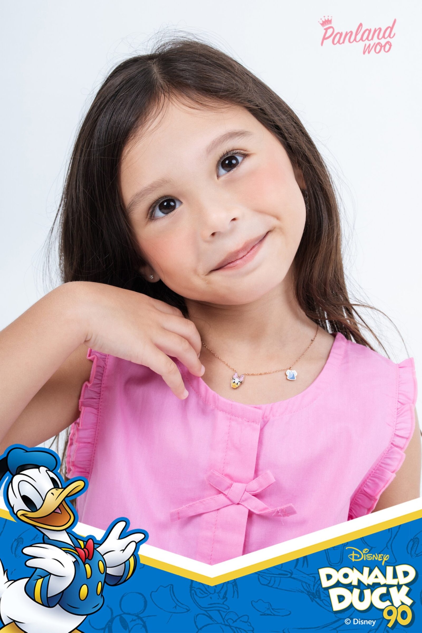 Panlandwoo Kids - Donald Duck & Friends Collection - Kalung Titanium Anak Porsha Adjustable - Gambar 2