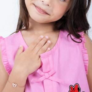 Panlandwoo Kids - Mickey & Minnie Mouse Collection - Gelang Tangan Titanium Anak Fely Ribbon Adjustable - Gambar 5