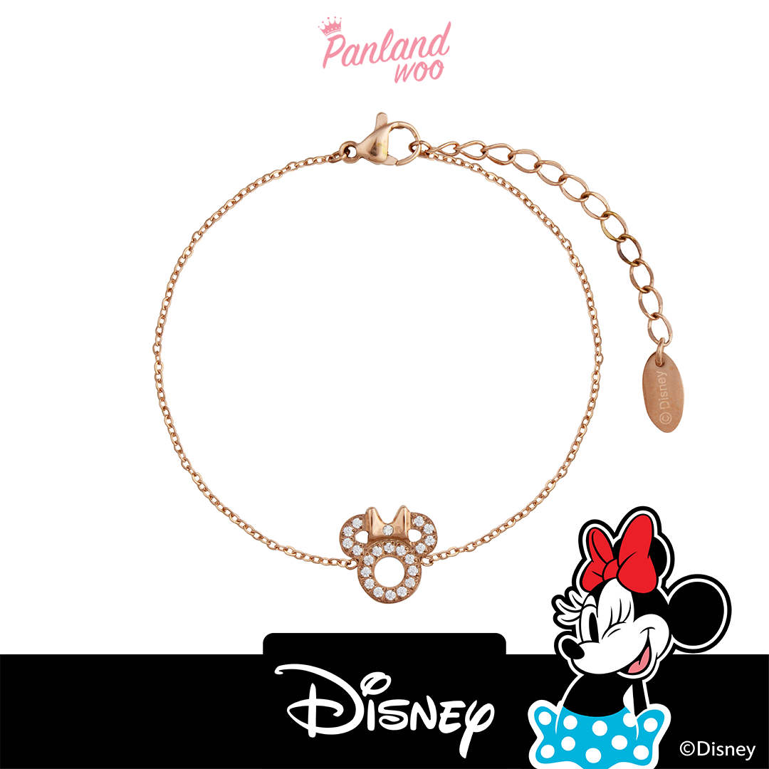 Panlandwoo Kids - Mickey & Minnie Mouse Collection - Gelang Tangan Titanium Anak Fely Ribbon Adjustable - Gambar 4