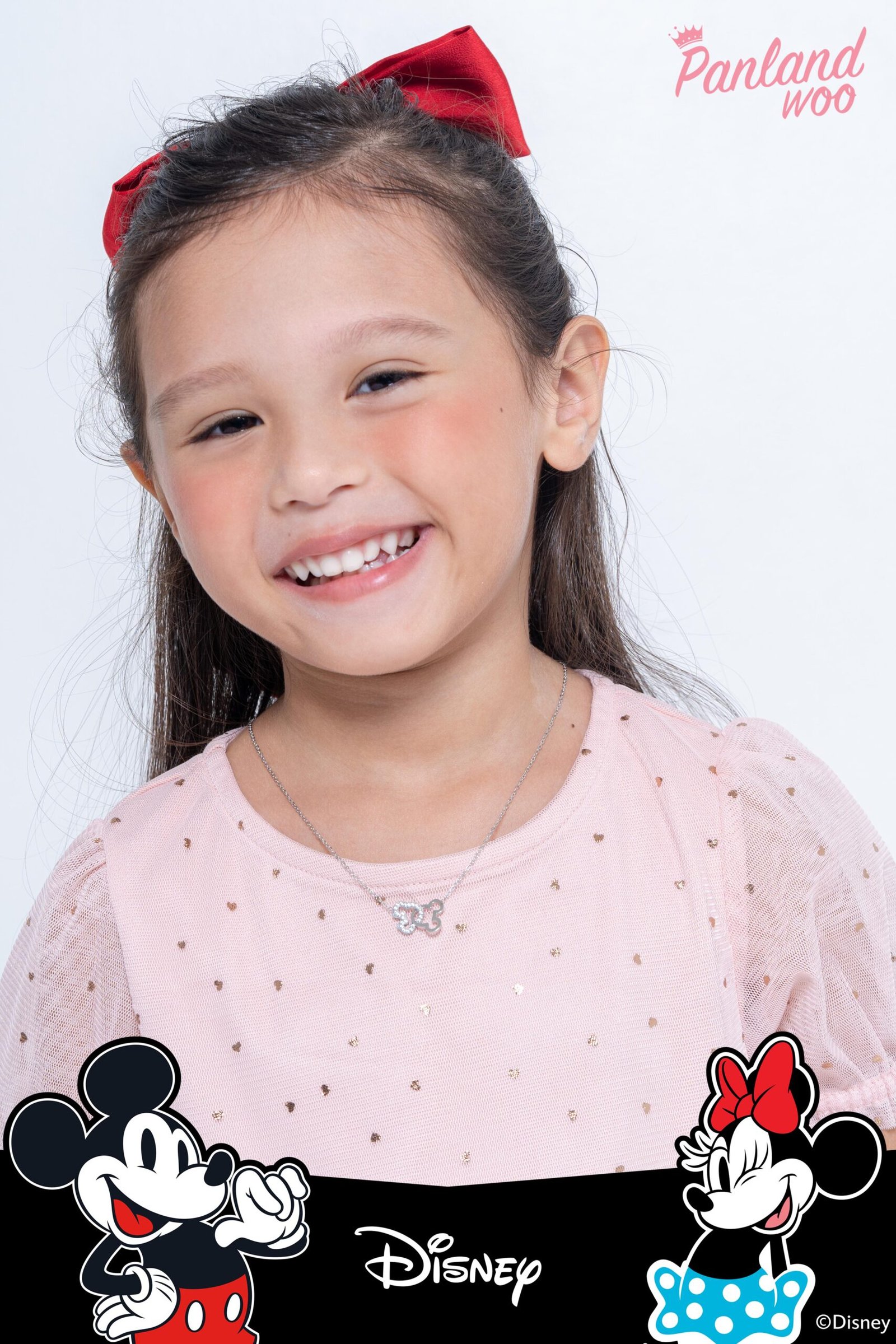 Panlandwoo Kids - Mickey & Minnie Mouse Collection - Kalung Titanium Anak Achilles Adjustable - Gambar 5
