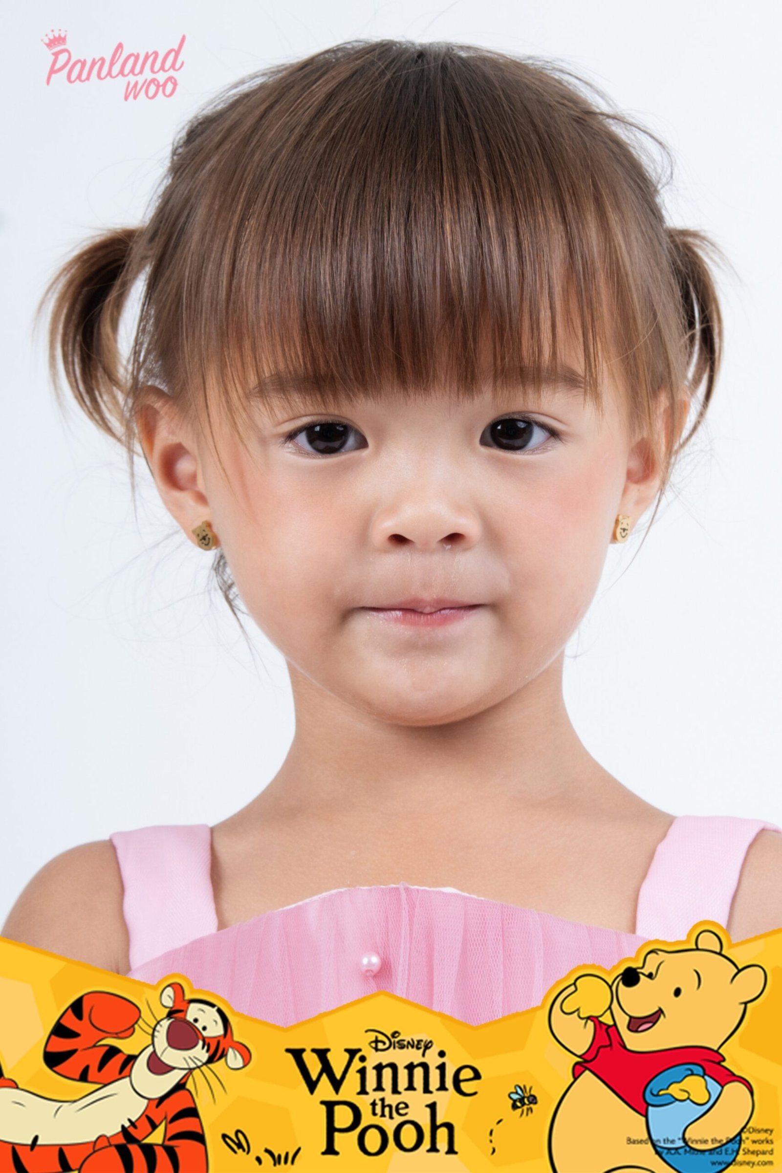 Panlandwoo Kids - Winnie The Pooh Collection - Anting Set Titanium Anak Aero - Gambar 3