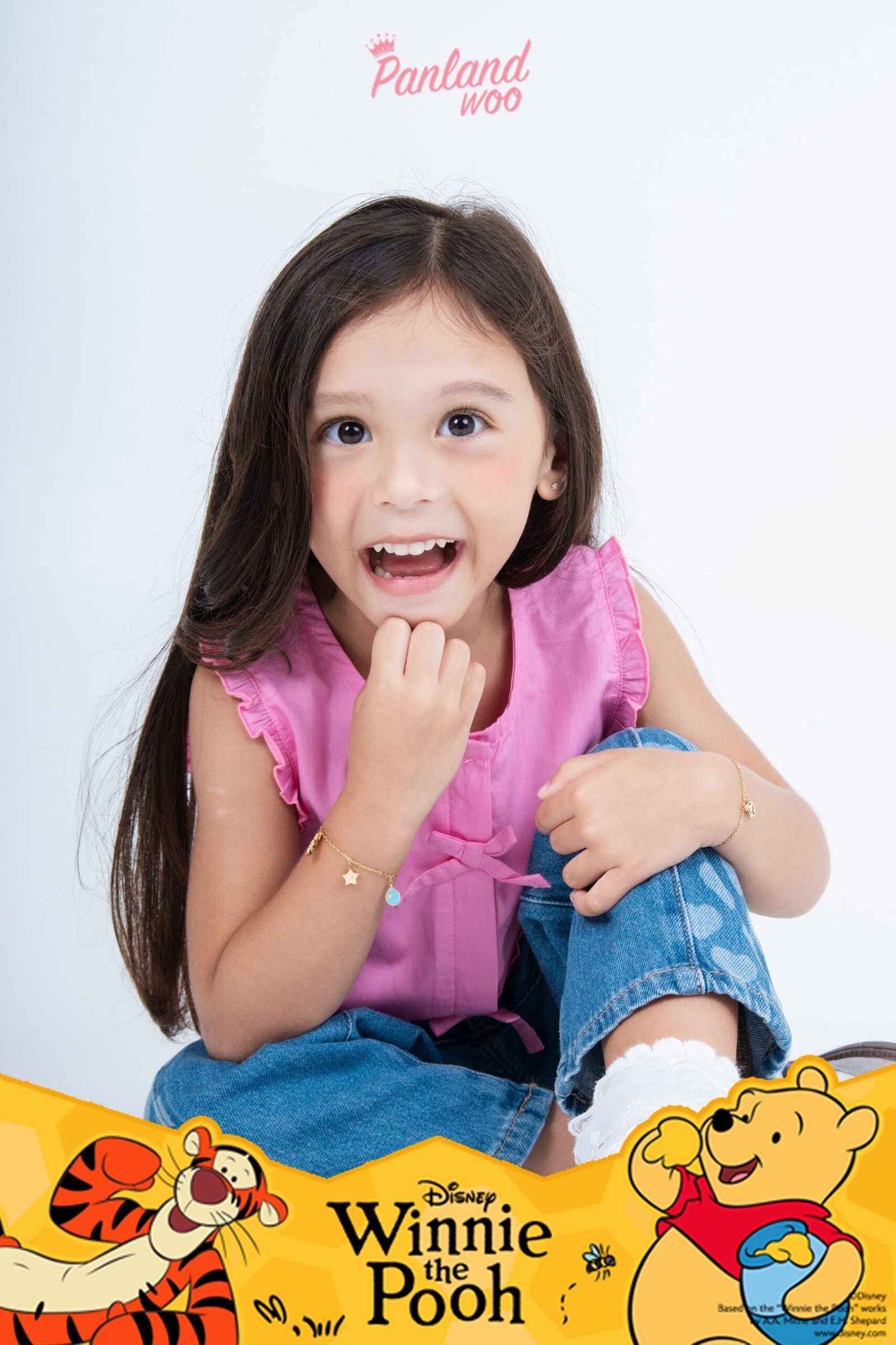 Panlandwoo Kids - Winnie The Pooh Collection - Gelang Tangan Titanium Anak Icarus Adjustable - Gambar 4
