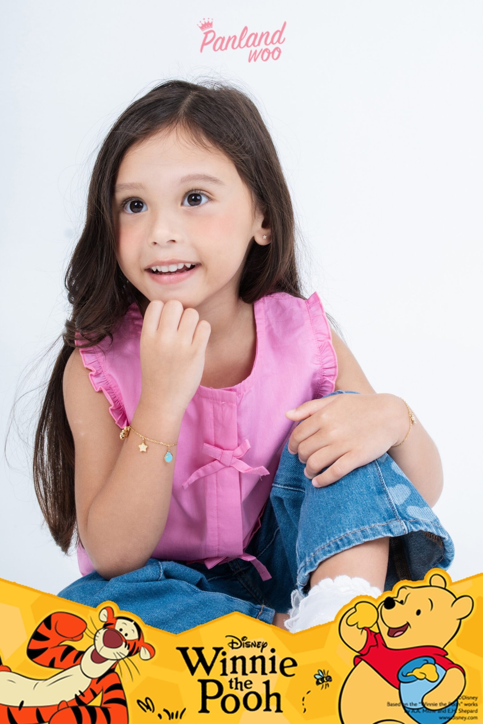 Panlandwoo Kids - Winnie The Pooh Collection - Gelang Tangan Titanium Anak Theron Adjustable - Gambar 6